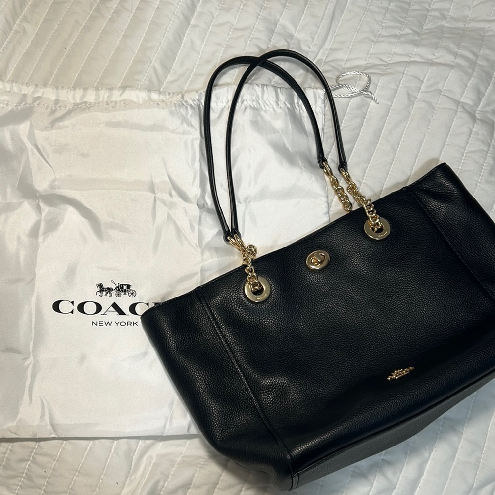 Coach Black Tote Bag